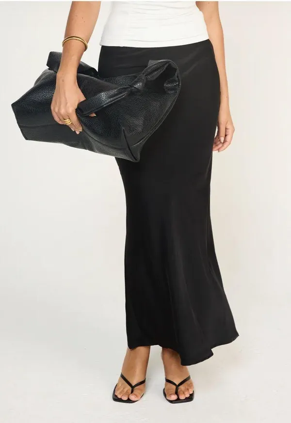 Black Maxi Skirt Size L - Image 2