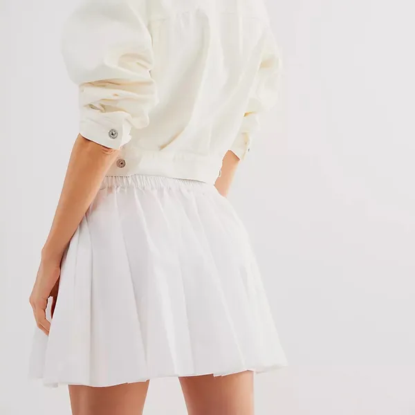 Free People Gaia Skirt in Optic White - S - NWT - Image 3