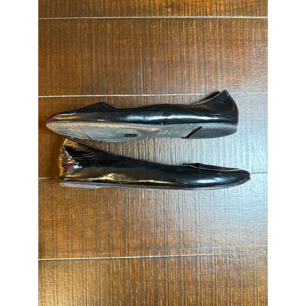 Eileen Fisher Womens Black Patent Leather Ballet Flats Vero Cuoio Size 6 - Image 5