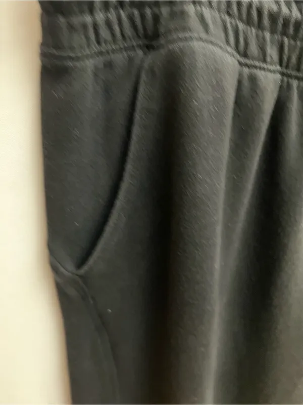 FLX Women’s Black Wide Leg Sweatpants XL Drawstring Athleisure Pants - Image 2