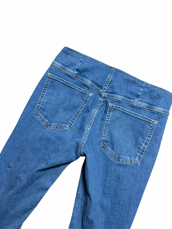 Free People We The Free Penny Pull-On Flare Jeans Size 28 - Image 4