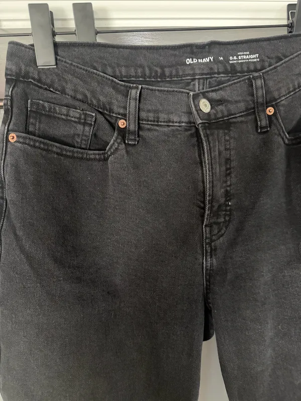 Old Navy Navy Jeans - Image 2