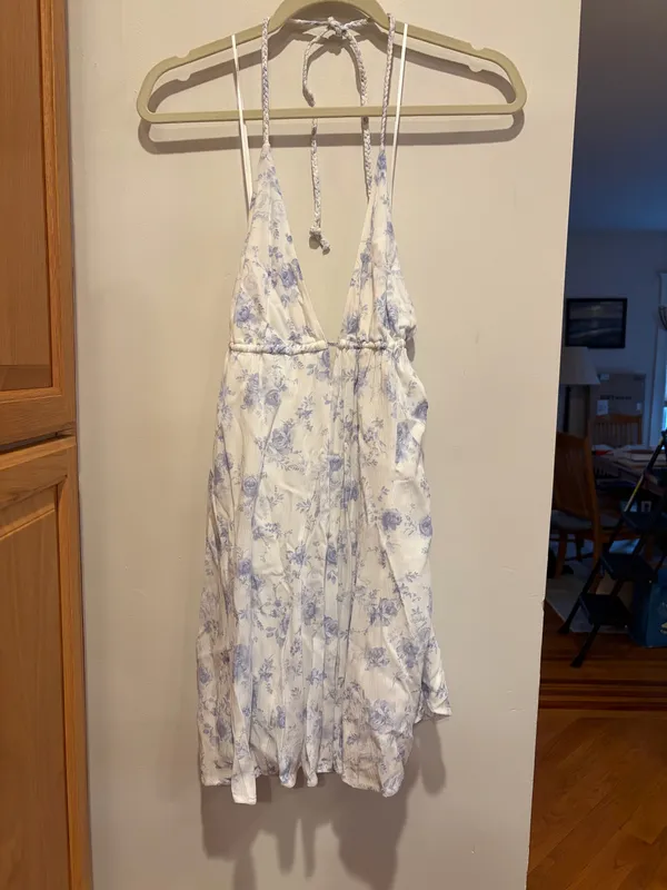 Garage Halter Dress White - Image 2