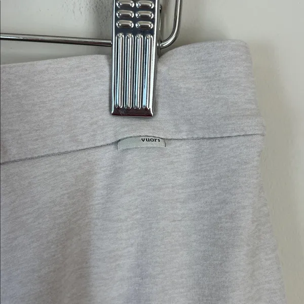 Vuori Elevation Trouser Wide Leg Pants Heathered off white Size Large - Image 5