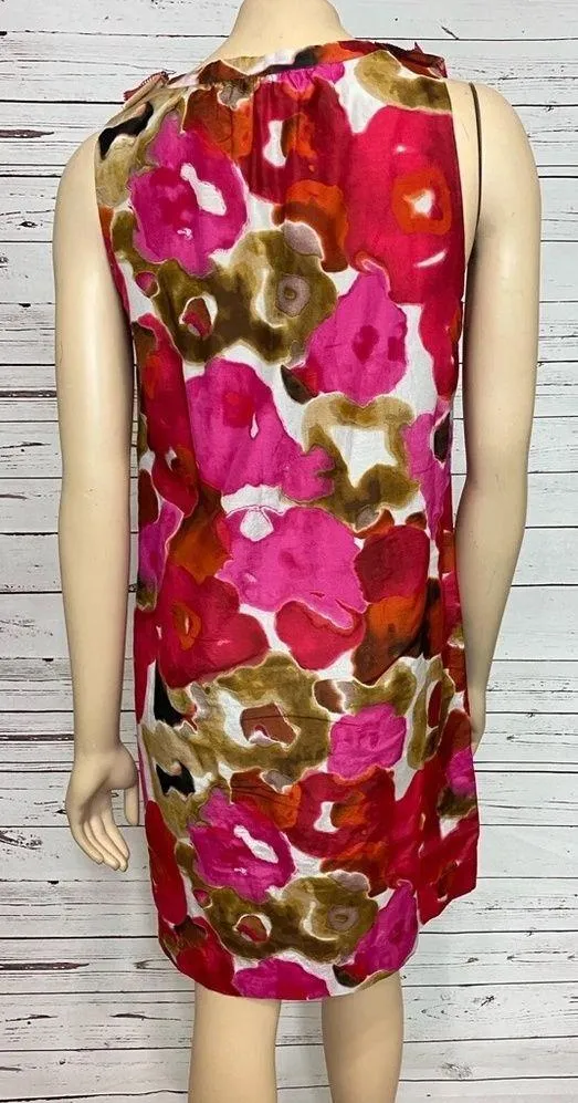 ANN Taylor Loft floral watercolor dress - Image 3