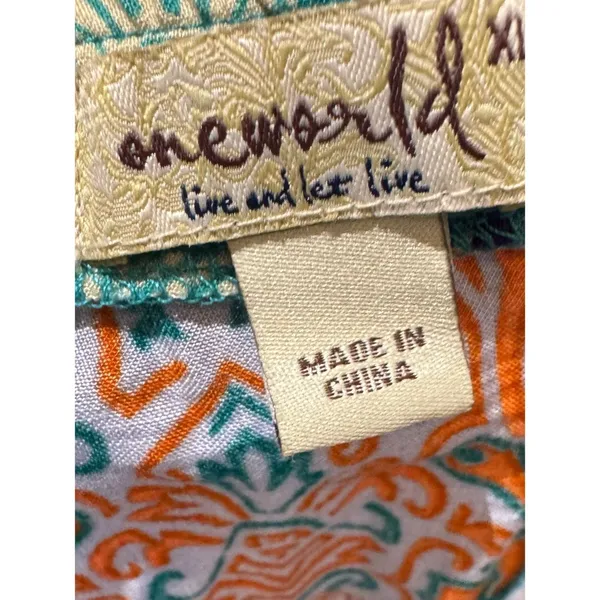 One World boho maxi skirt size XL - Image 4