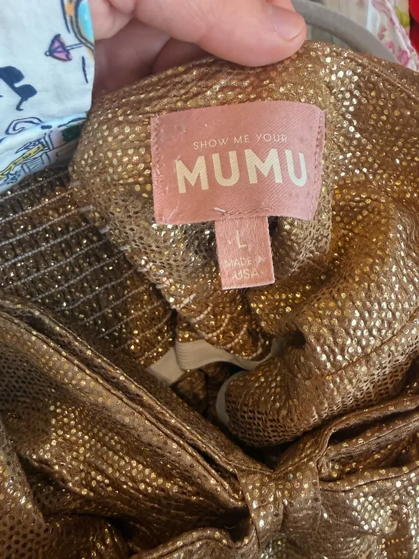 Gold Show Me Your Mumu Dress - Image 2