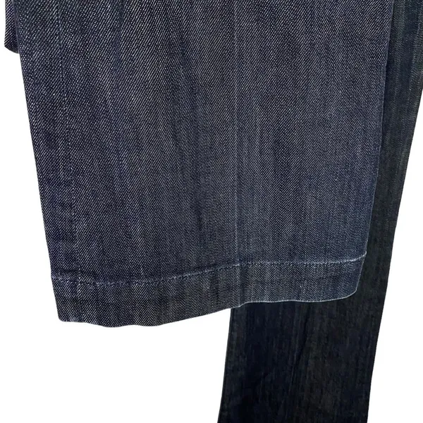 7 For All Mankind Dojo Jeans Dark‎ Wash Black Accents Size 29 - Image 8