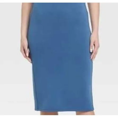 A New Day Women's XL Sleeveless Vest Top &‎ Midi Skirt Set Blue - Image 10