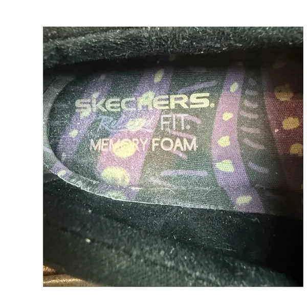 Skechers Relaxed Fit Memory Foam Black Patent Leather Slip-On Shoes Size 8.5 - Image 5