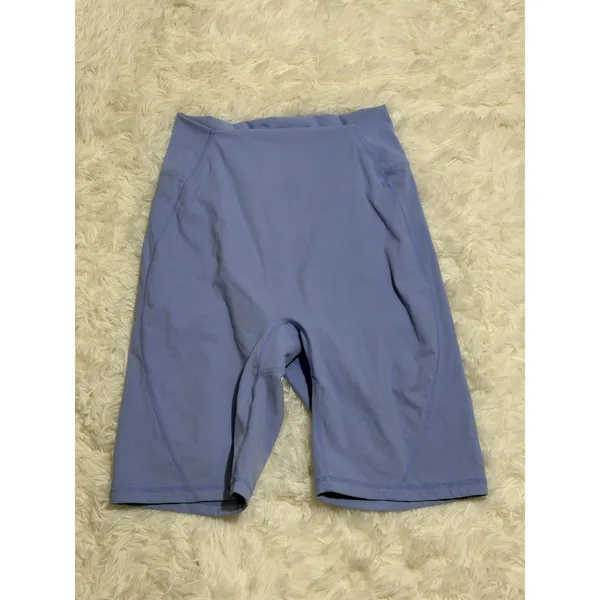 Buffbunny Biker‎ Shorts Women M Periwinkle Blue High Waist Athletic Yoga Gym - Image 4