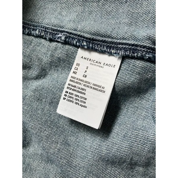 American Eagle balloon sleeve denim shirt - Image 5
