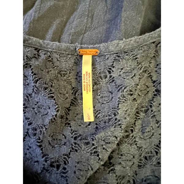 Free People Ethereal Bohemian Bring The Romance Maxi Dress Stone Moss Large - Image 11