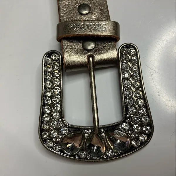 Miss Me studded leather belt size large‎ - Image 2