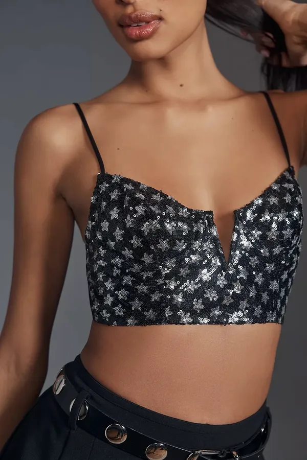 Anthropologie Sequin Bralette/Top - Image 7