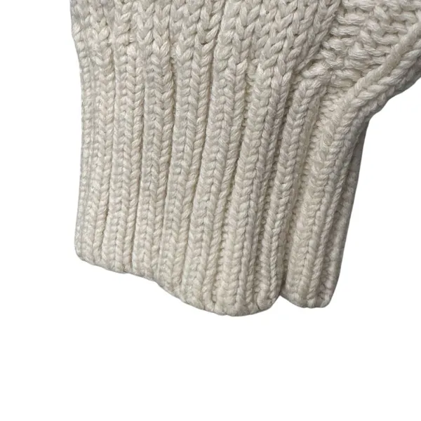 Vintage Eddie Bauer Cable Knit Cream Sweater Size Women's Size‎ X-Large XL - Image 3