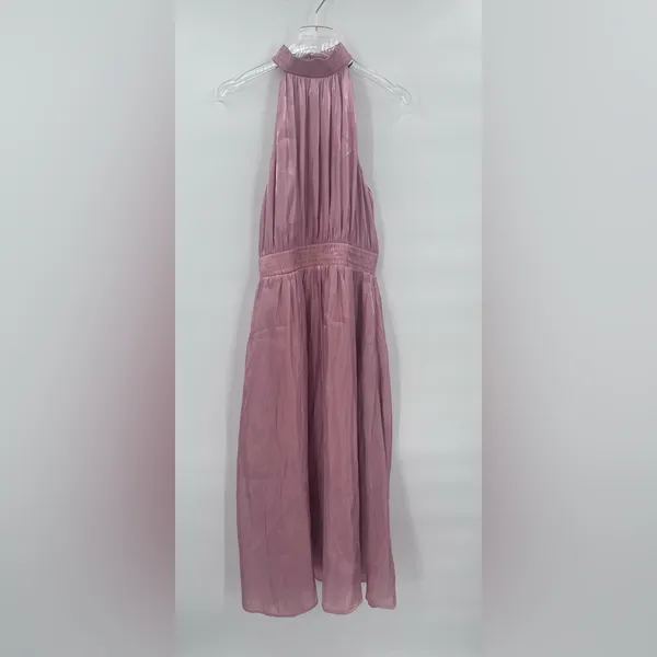 o.p.t Caralyn‎ Dress pink halter top maxi dress size medium - Image 4