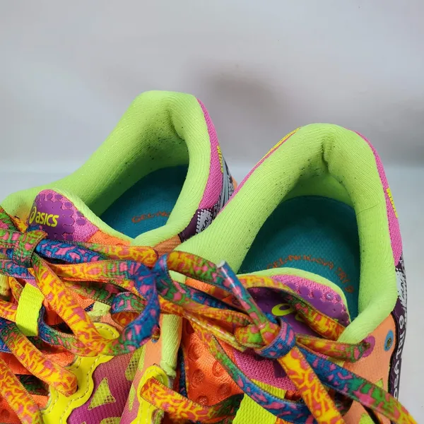 ASICS Gel-Noosa Tri 9 Running Shoes Women 6 Multicolor Neon T458N Retro Rare - Image 5