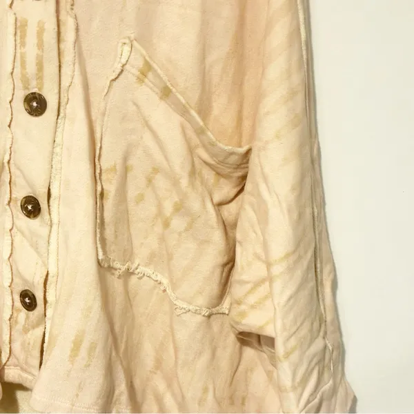 Free People We The Free Women's Shirt Jacket‎ XS Pink Montauk Oversized - Image 4