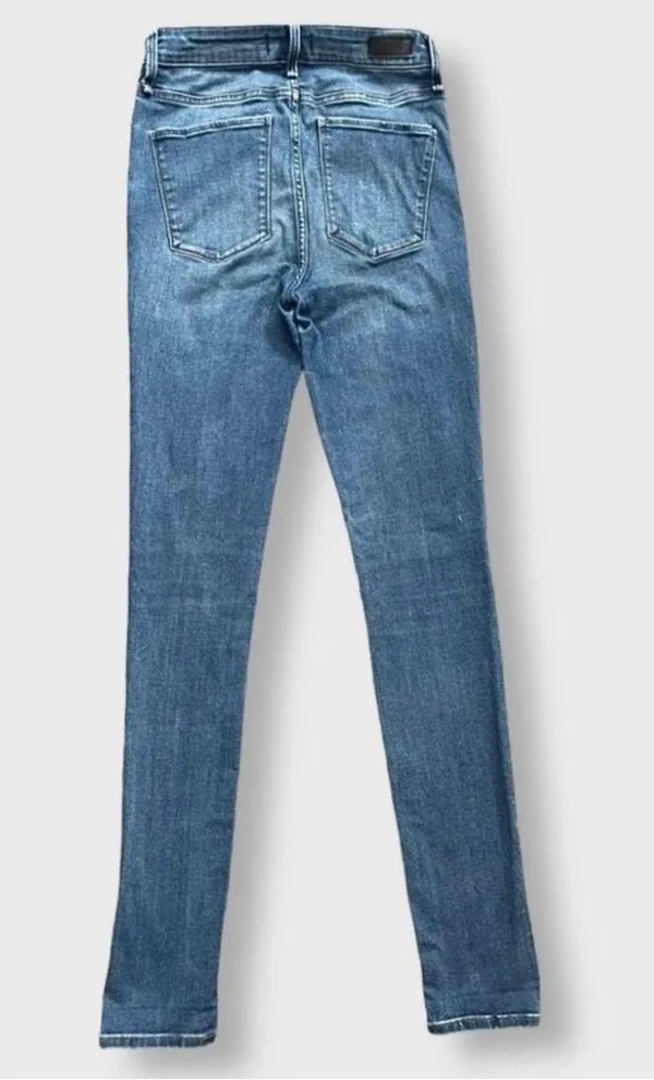 Abercrombie & Fitch Destroyed Simone High Rise Super Skinny Jeans Sz 26 - Image 2