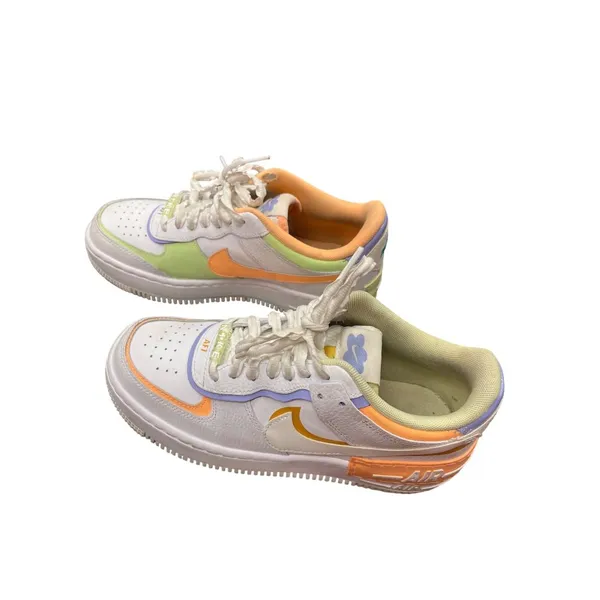 Nike Air Force 1 DX3718-100 wms shadow white multi color sneakers sz 7 SKU 9974 - Image 4