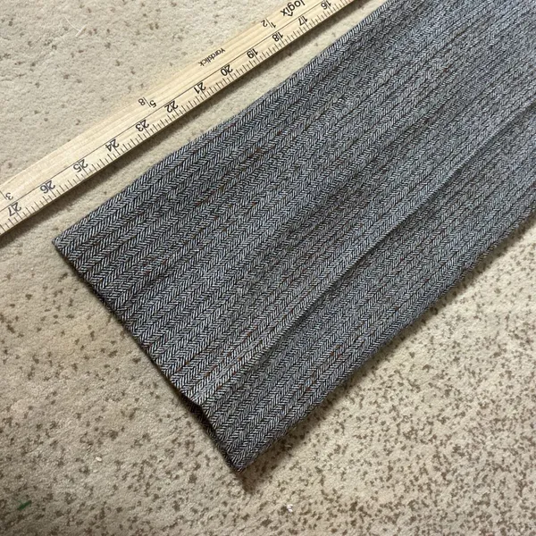 Carlisle Herringbone Wool Blend Dress Pants Womens‎ 6 Brown Grey Career Trousers - Image 5