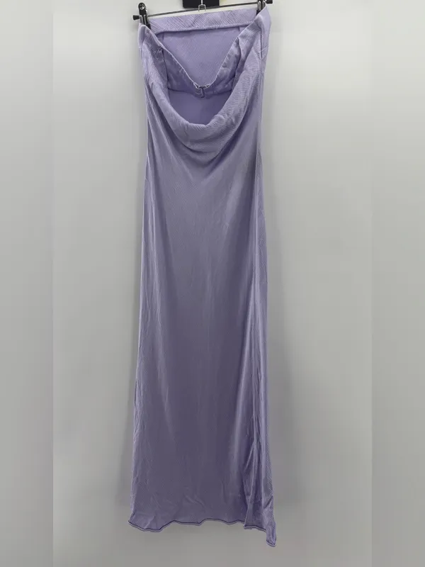 Bec & Bridge Moondance Strapless Midi Dress in Lilac AU6/US2 - Image 8