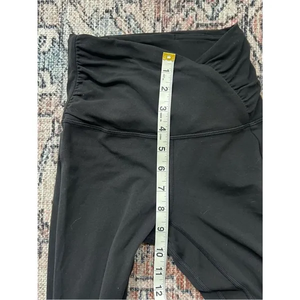 Lululemon Align High-Rise Ruched Waist Pant 25" Black Leggings Size 2 - Image 11