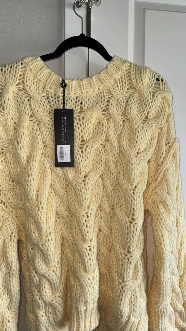 White Fox Boutique Sweater Oversized - Image 4