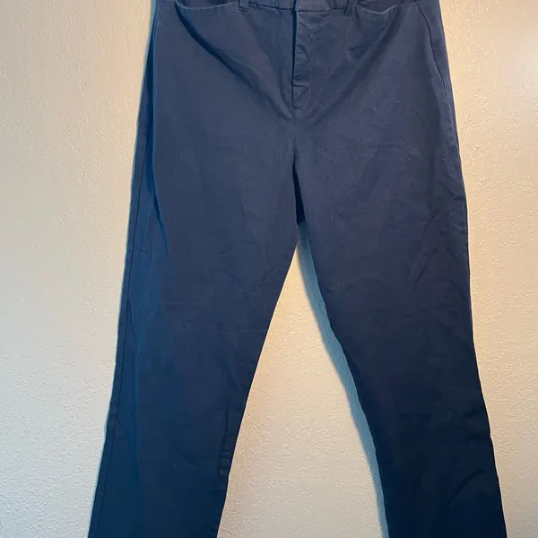 Old Navy Women's Flare Jeans - Navy Blue Wide Leg SZ 8 High-Rise Y2K Pixie - Image 5