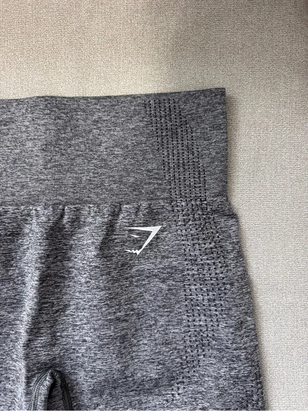 Gymshark Seamless High-Rise Workout Shorts - Gray - Image 2