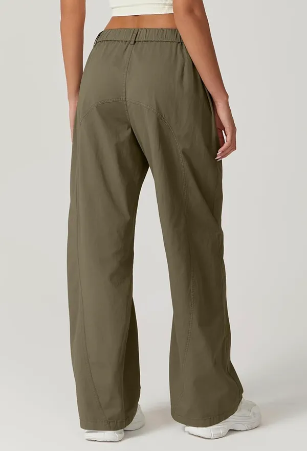 Tinsel Town Denim Couture High Waisted Cargo Pants Zip Front - Image 2