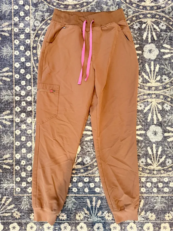 Figs Zamora Terra Cotta Scrub Jogger Pants - Image 3