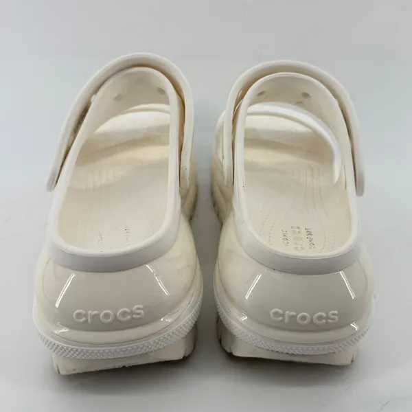 Crocs Mega Crush Platform Sandal White Women 8 Chunky Y2K Wedge Open Toe Heavy - Image 5