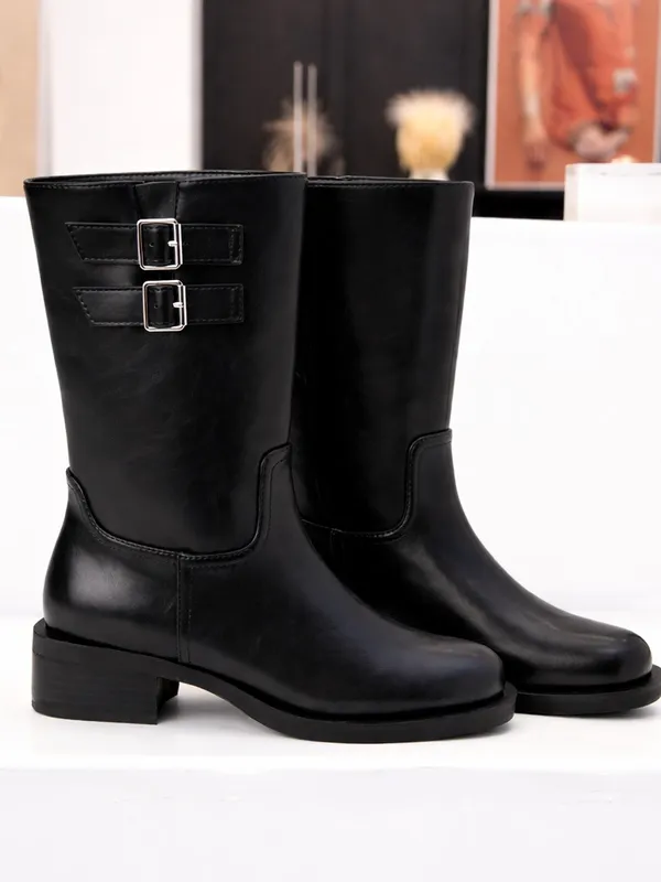 Coconuts‎ by Matisse Basil Moto Boots in Black - Image 6