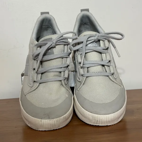 Sorel Out N About III Low Waterproof Sneakers Grey Sea Salt Womens‎ 6.5 - Image 4