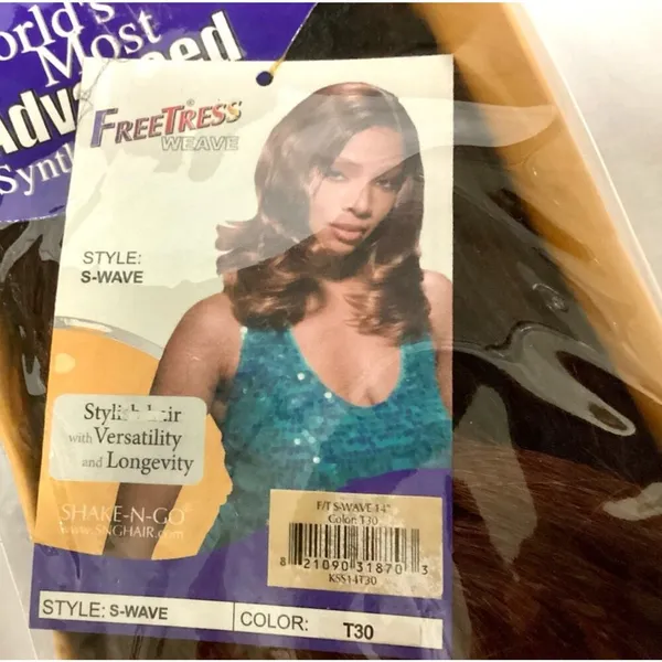 Freetress S-Wave 14" Weave Synthetic Weaving - Image 6