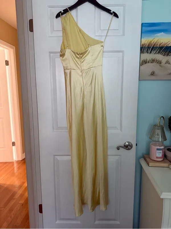 Billy J Harlowe Maxi Dress in Butter Yellow - Image 3