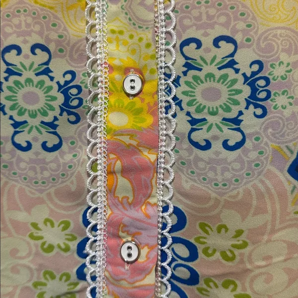 NWT Cynthia Rowley blouse size 1x‎ boho maximalist - Image 4