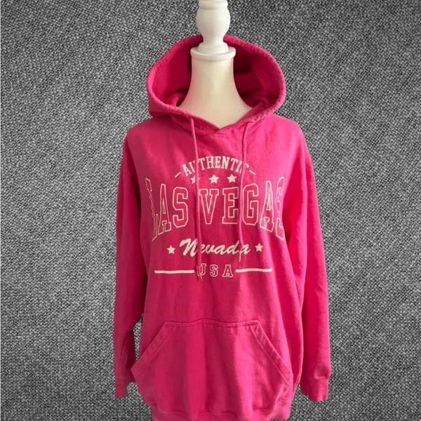 Authentic Las Vegas Pink Hoodie - Image 2