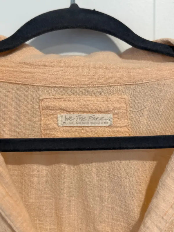 Linen Free People Button Up - Image 6