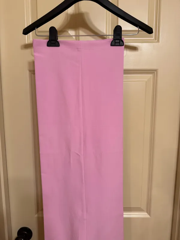 Classic Office Blazer and Pants in Pink Size Jacket XL, Pant L - Image 3
