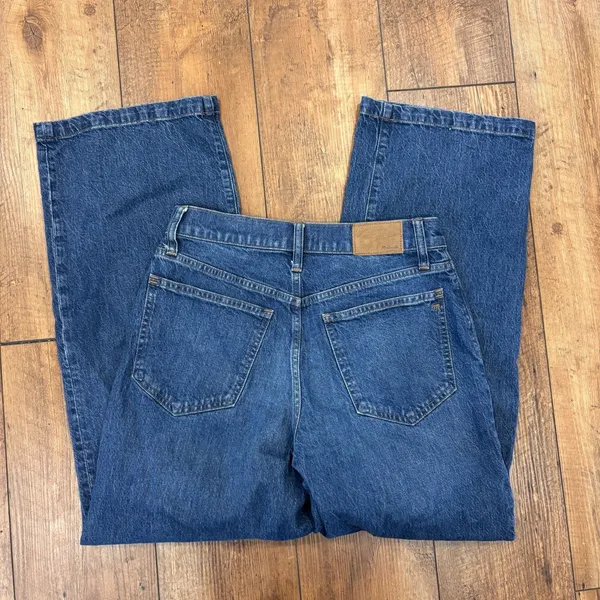Madewell The Perfect Vintage Wide-Leg Jean Patch Pockets Sz 28 Caronia Wash $128 - Image 5