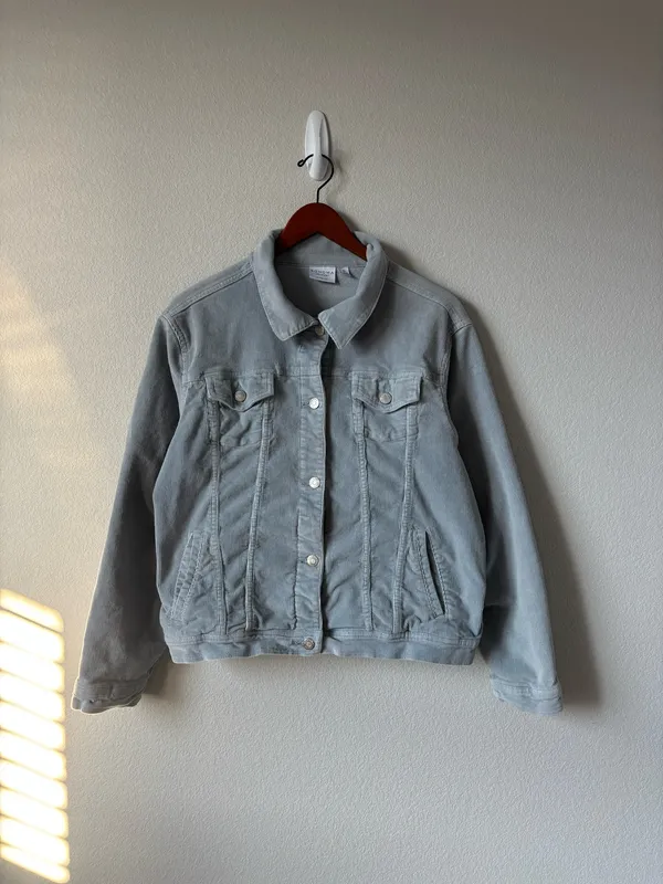 Sonoma Blue Denim Corduroy Jacket - Image 2