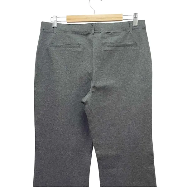 Quince Ultra Stretch Ponte Bootcut Pants Charcoal Gray Size Large Work Career - Image 6