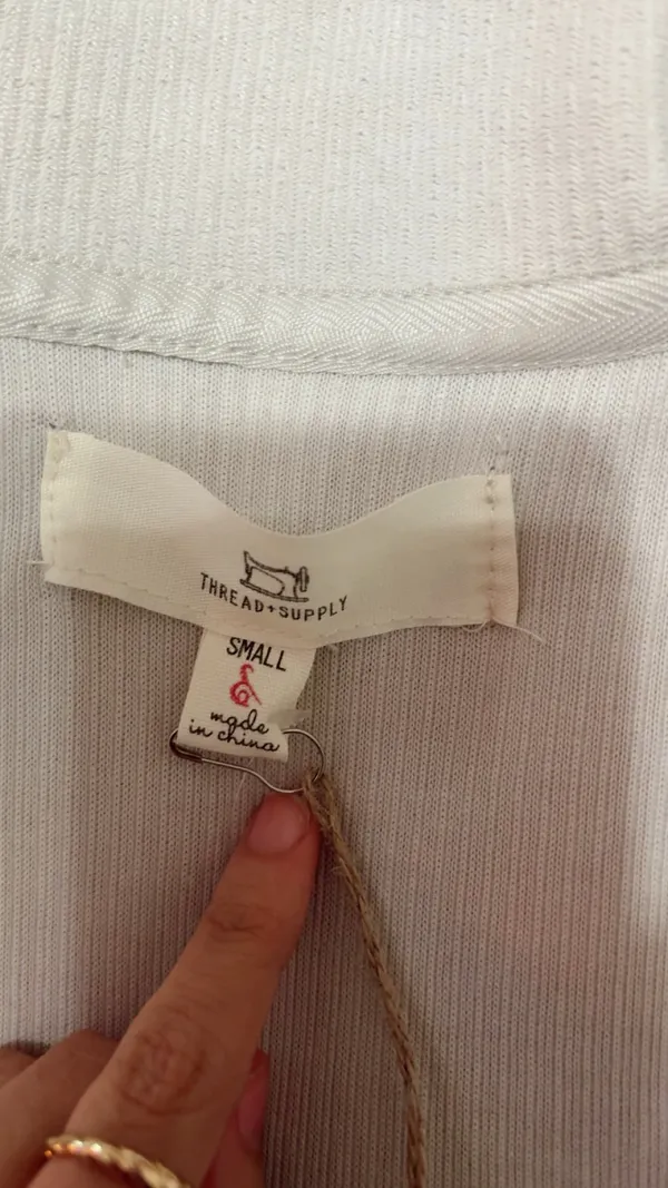 Thread and Supply Cream shacket - Image 6