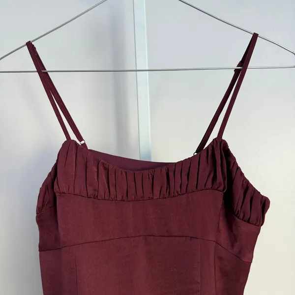 Banana Republic Y2K Cami Top‎ Ruched Sleeveless Blouse Tank Top Size 0 - Image 2