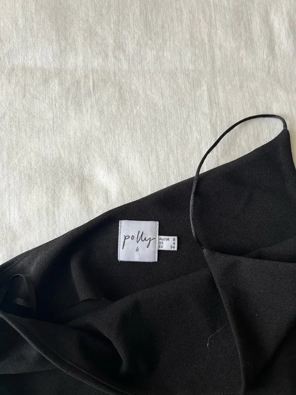 Princess Polly Black One-Shoulder Top - Image 2