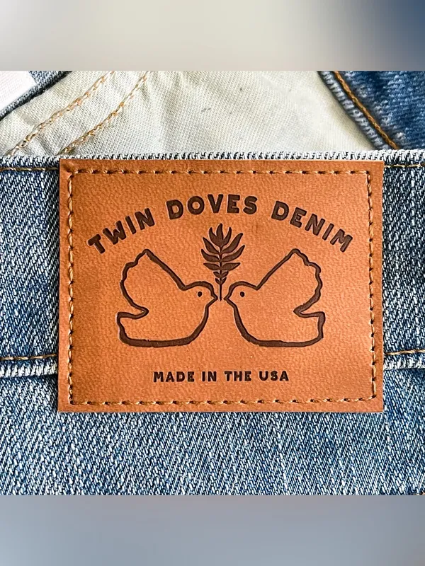 Emerson Fry Twin Doves Treasure Straight Jeans Worn Blue 30 EUC - Image 10