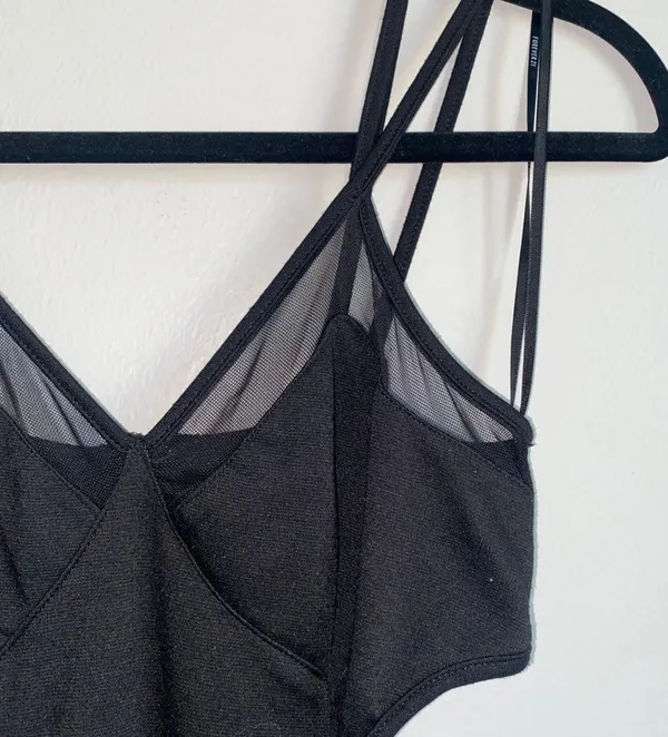 Mesh Cutout Mini Dress - Image 6